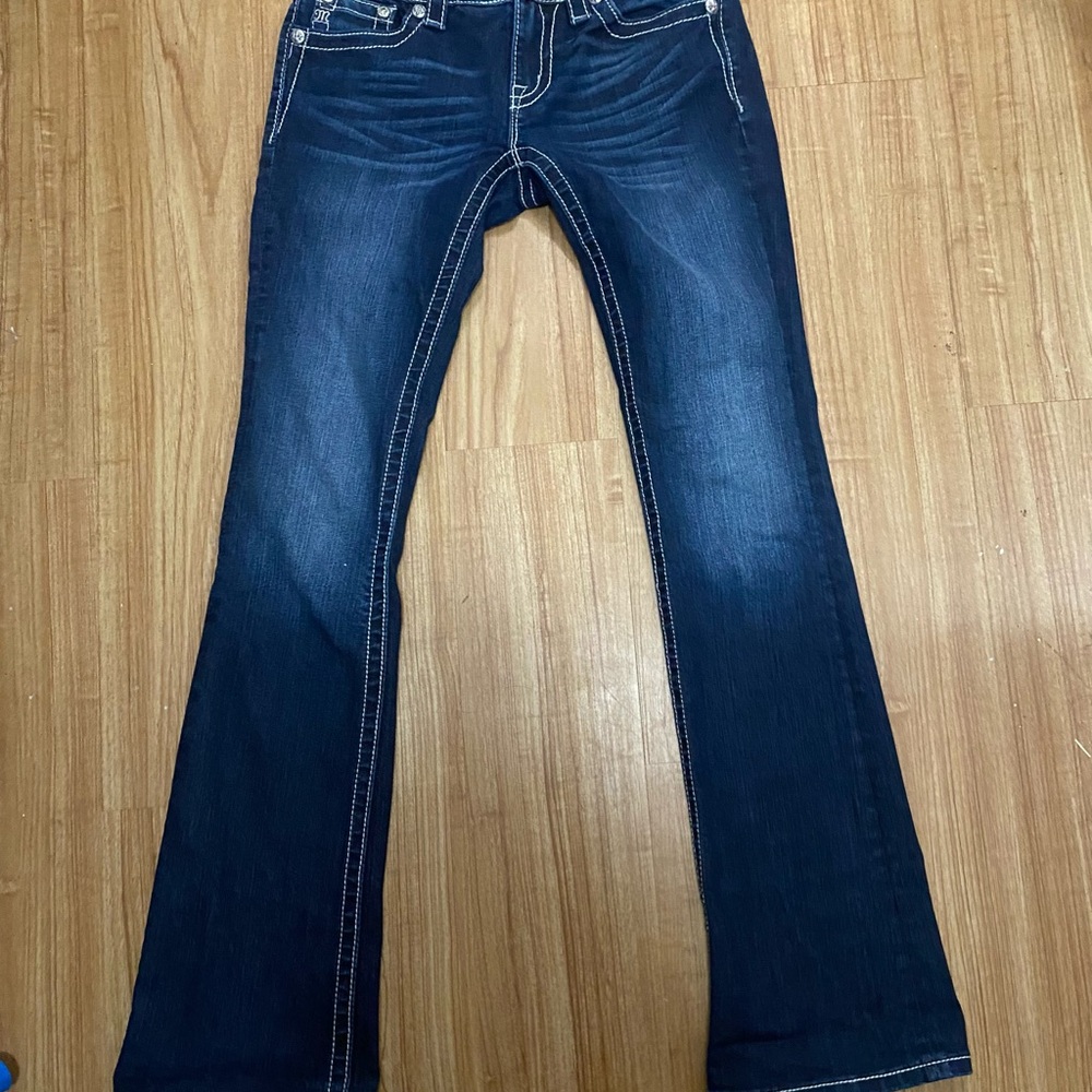 Women's boot cut miss me jeans